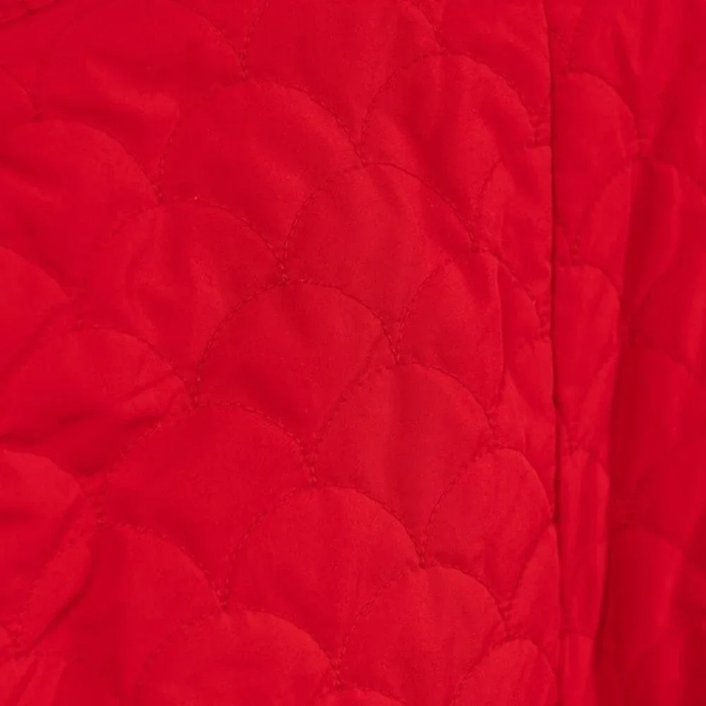 Sigrid Olsen quilted red jacket size S